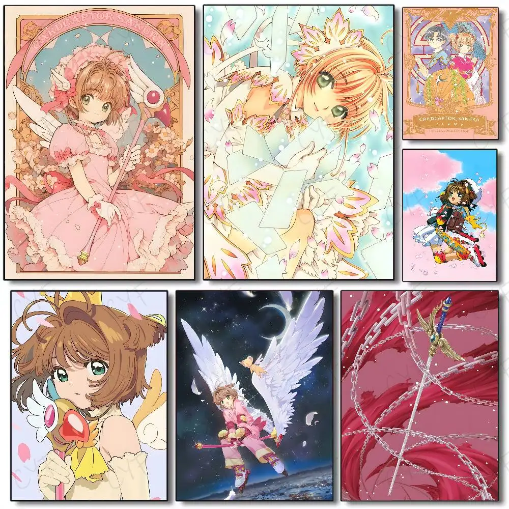 Аниме C-Cardcaptor Сакура плакат искусство с принтами украшение дома спальня гостиная подарок