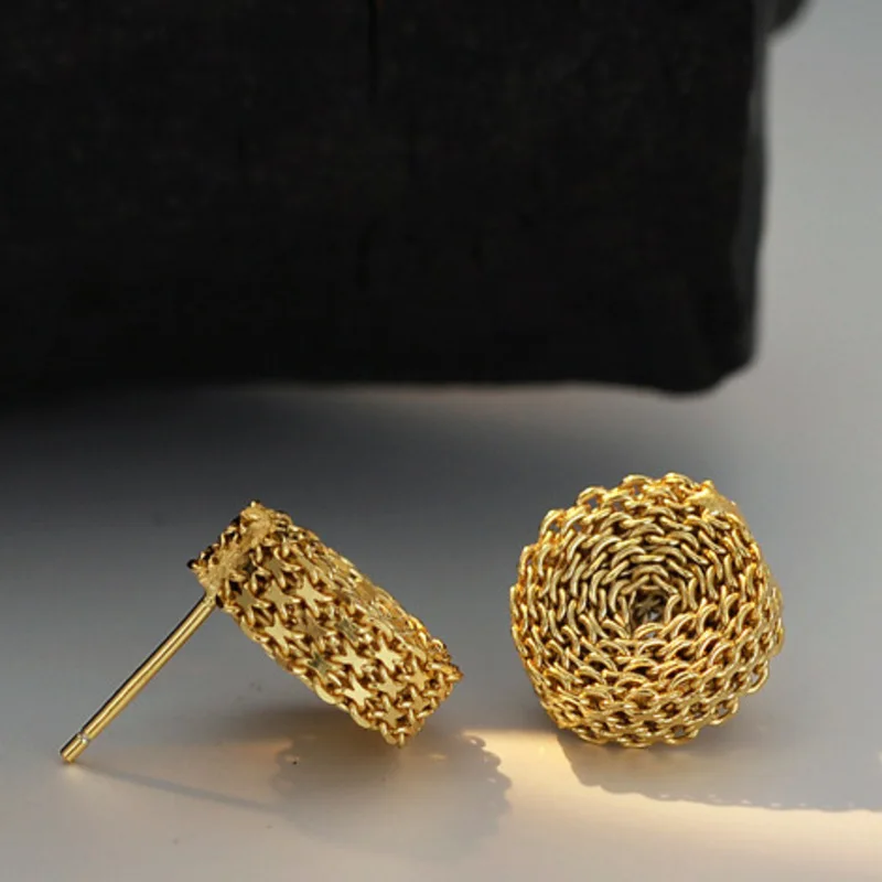 Small Group Designer Handmade Dough Twists Earings 925 Sterling Silver Earrings Women Simple and High-level Sense Fine Jewelry