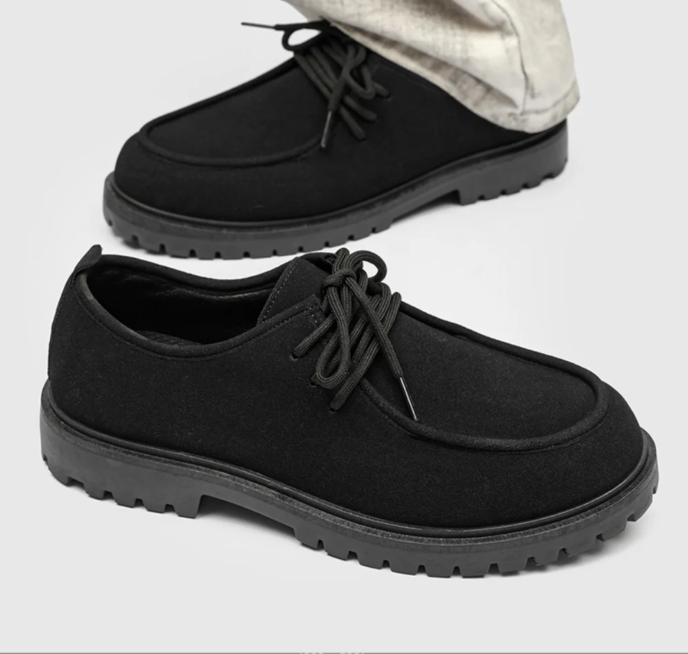 الرجال الرجعية حذاء كاجوال فو الجلد المدبوغ الدانتيل متابعة رجل مريح القيادة عمال أحذية الرجال تنوعا أحذية مصممين Zapatos Hombre #6