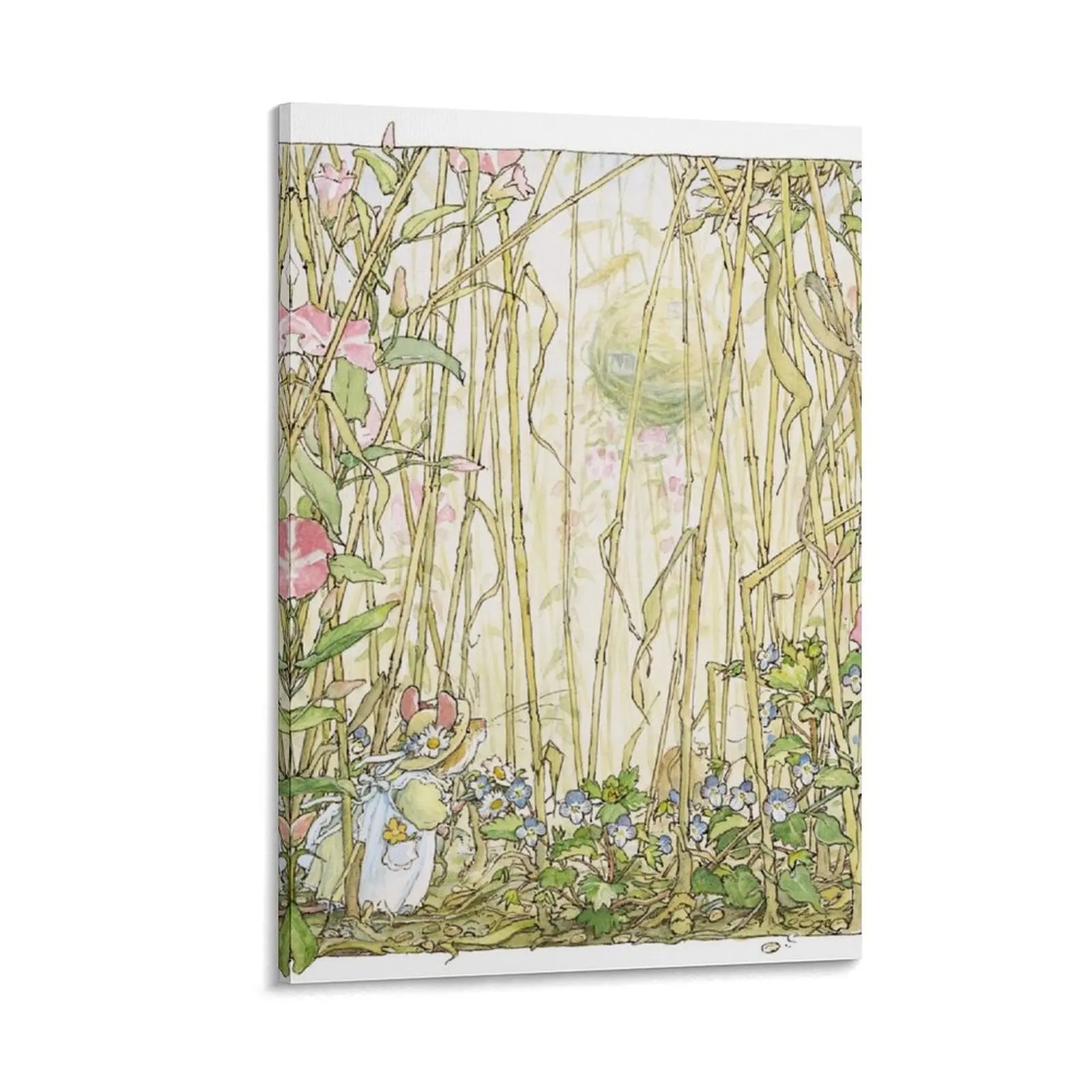 

Primrose gathering flowers Canvas Painting Home decoration home decor interior