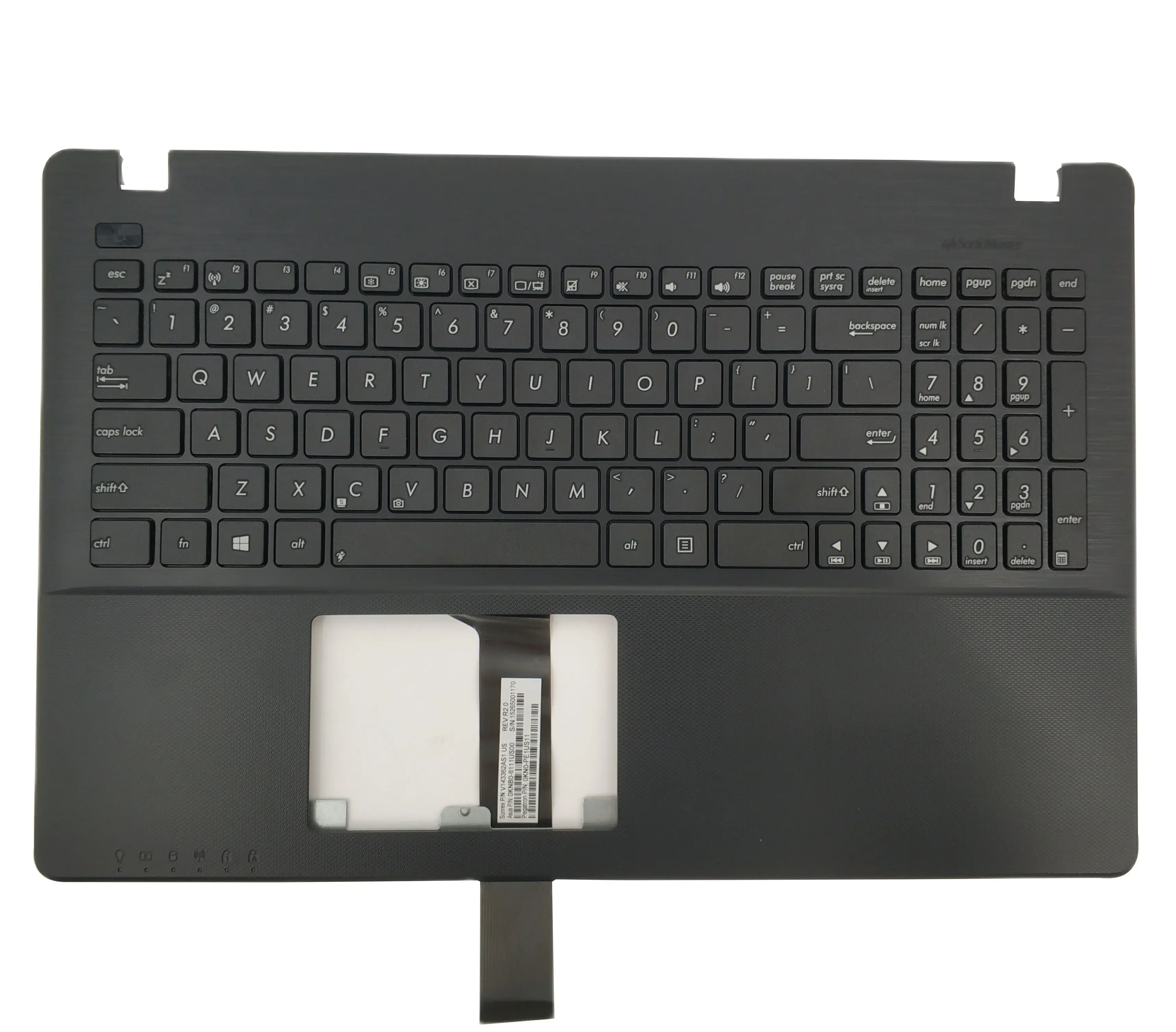 New Laptop US Keyboard For ASUS X550 K550V X550C X550VC X550J X550V Palmrest Cover With Keyboard Module C Shell/Built In Speaker