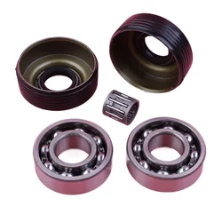 Crankshaft Crank Bearing with Oil Seal Set Kit For Husqvarna 340 345 350 Jonsered 2145 Chainsaw Spare Replacement Tool Parts