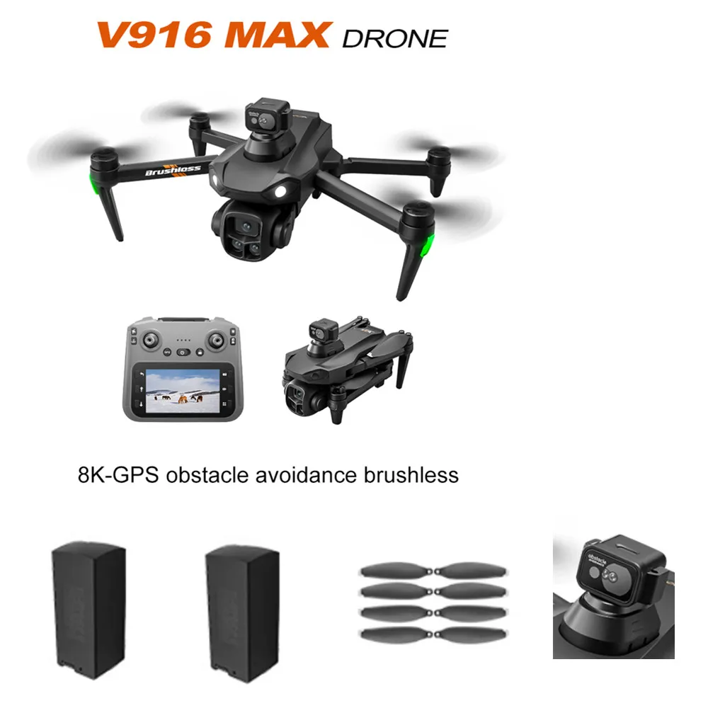 V916 MAX Parts Battery 7.4v 3000mAh /Propeller  / Use For V916 MAX Drone Battery V916 MAX  Drone Original  Parts