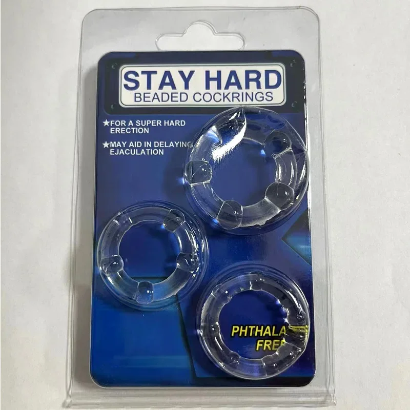 3 Pcs Silicone Penis Rings Adult Men Ejaculation Delay Cock Rubber Rings Penis Lasting Silicone Erection Ring Sex Toys For Man view 6