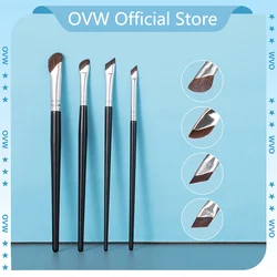OVW Precision Angled Eyeliner Brush Sickle Eyeliner Brush for Perfectly Defined Eyes