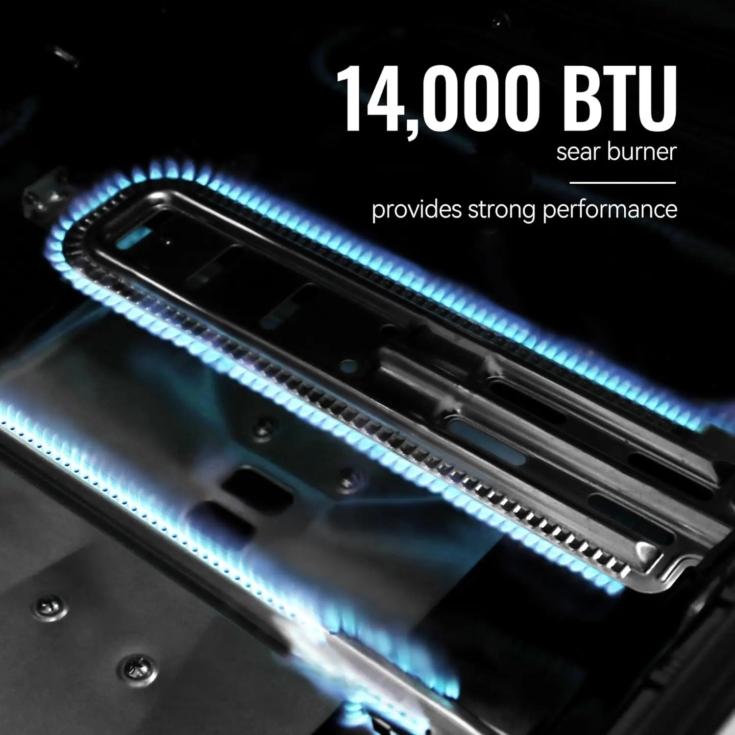 5401T Газовый гриль на пропане с 5 конфорками, горелкой Sear и боковой горелкой, гриль-барбекю из нержавеющей стали с площадью 632 кв. В. гр