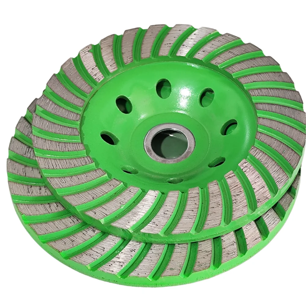 1 Stück 115/125mm Diamant-Schleifscheibe für Beton, Turbo-Winkelschleifer für Granit und Marmor, Schleifscheibe 4,5/5 Zoll – Detail 1