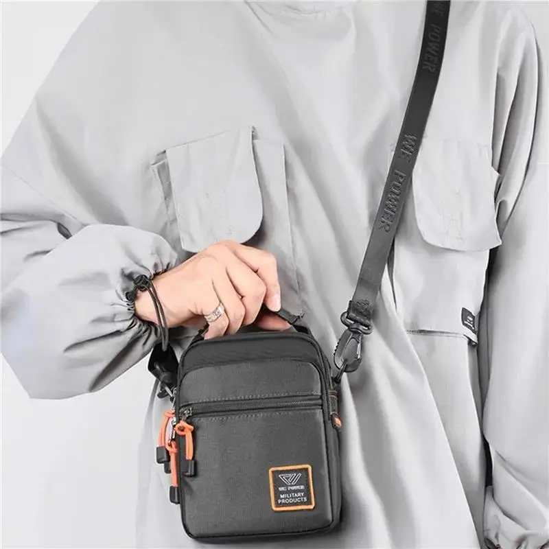 Multi-Function Men\'s Bag Nylon Man Messenger Bag Crossbody Bags Fashion Casual Men\'s Small Bag Handbag Shoulder