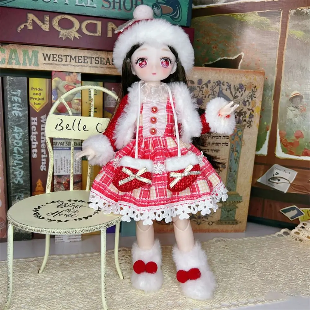 30cm New 6 Points BJD Doll Handmade Cos Gift Christmas Children's Gift Merry Christmas Girl Toy