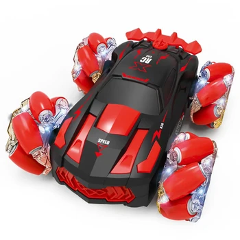 360 rotating buggy dual conrol rc stunt car gesture sensing remote control electric high speed led vihicle with box toy gift