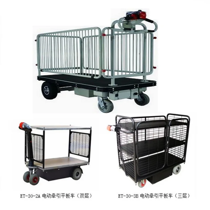 Carrello elettrico a quattro ruote per camion