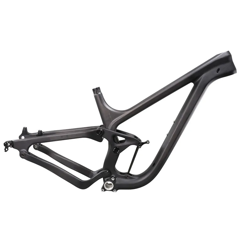 27.5ER Enduro frame Carbon full suspension mountain bike enduro frame P9 with 210*55mm Max tire 27.5*2.8