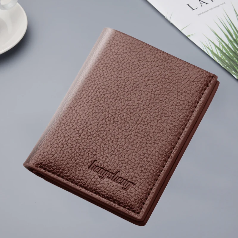 Portable Ultra-thin Soft Wallet PU Leather Purse Mini Credit Card Wallet Card Holders Men Wallet Thin Small Skin Wallets