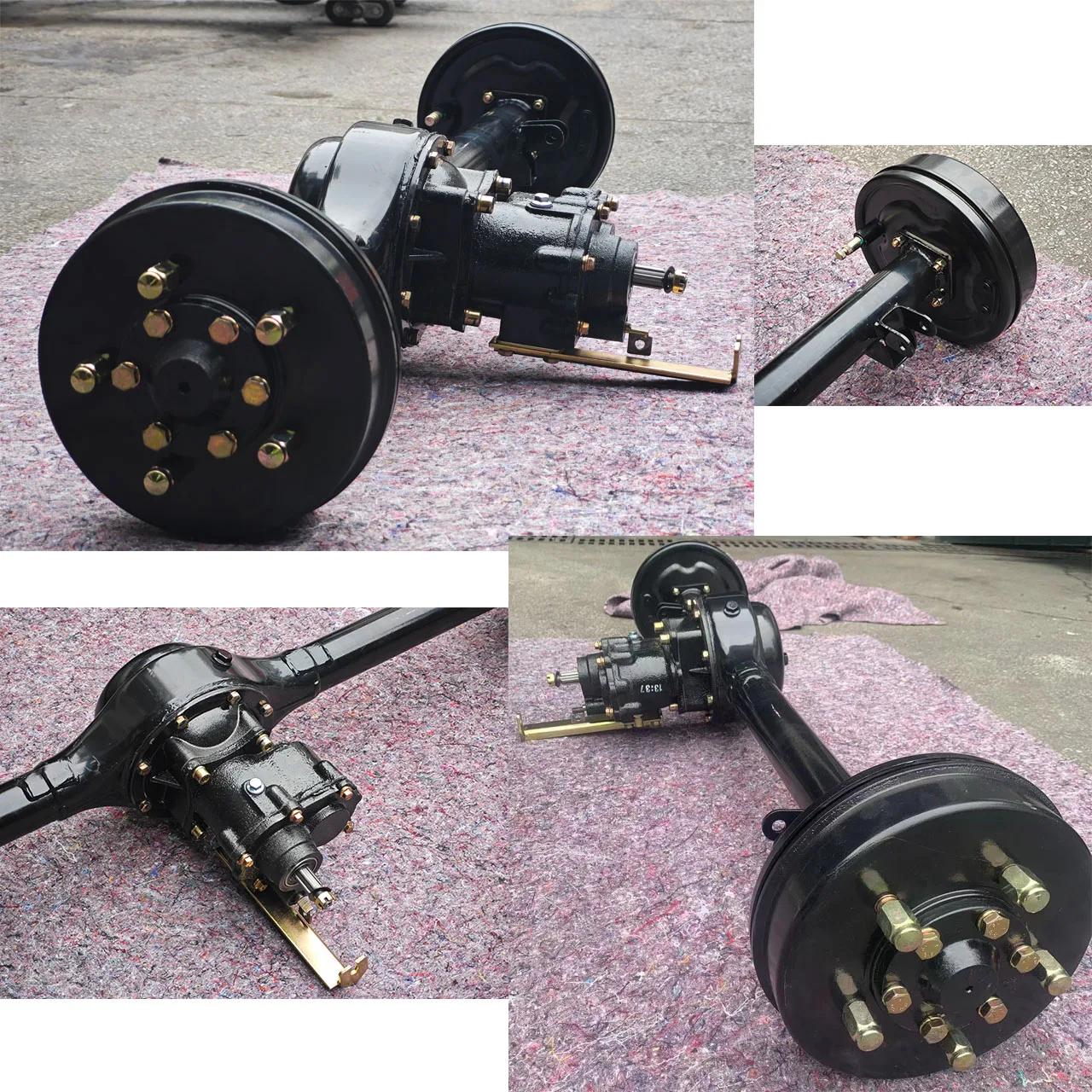 China 2 Speed Trike Rear Axle for Gasoline 3 Wheel Rear Axle for Tricycle Hub Wheel Rear Axle Differential for Tricycle Pedicab