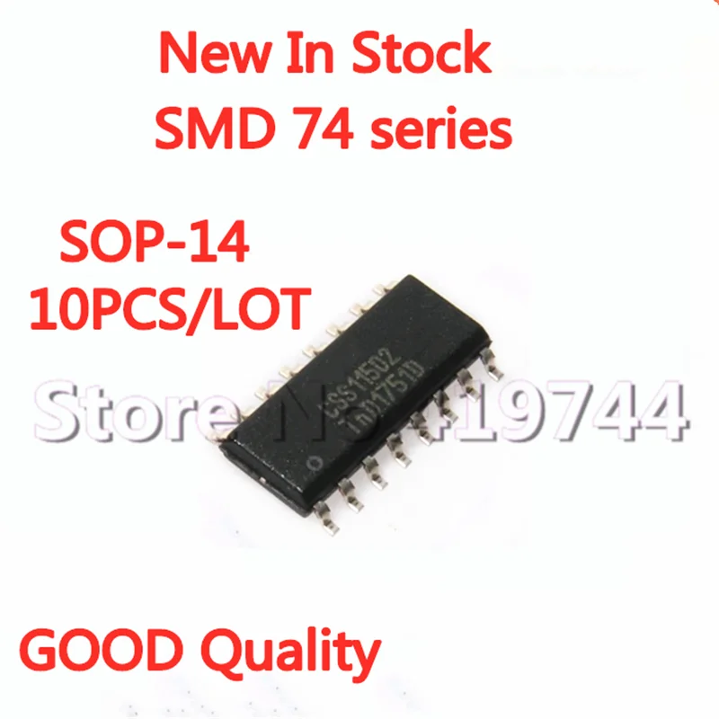 10PCS/LOT 74HC4066D SN74HC4066DR 74HC4066 SMD SOP-14 logic chip quadruple two-way switch In Stock NEW original IC