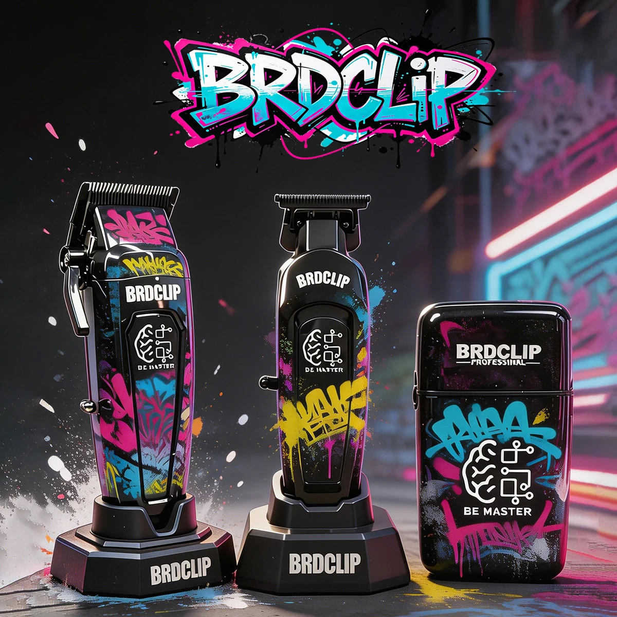 プロ仕様brdclipコードレスバリカン高速モーターキット7500rpm-dlcブレードトリマー8000rpm充電式サロンシェーバー10000rpm