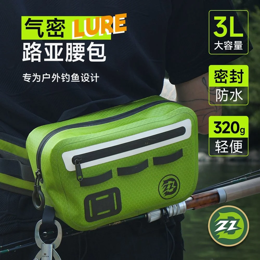 TPU Fishing Waist Pack Waterproof Lure Bag Multifunctional Stream Fishing Gear Backpack