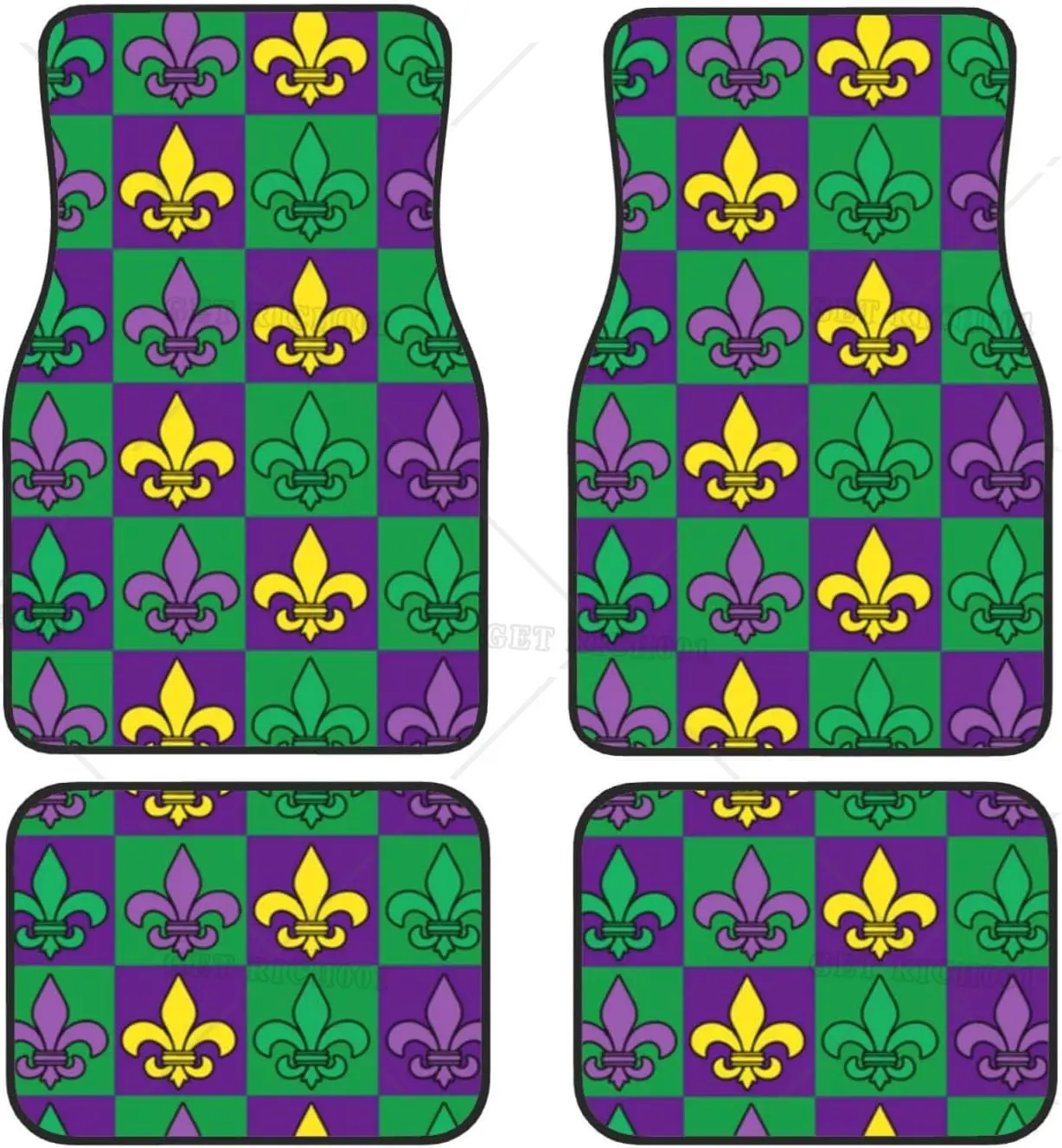 4 Piece Mardi Gras …