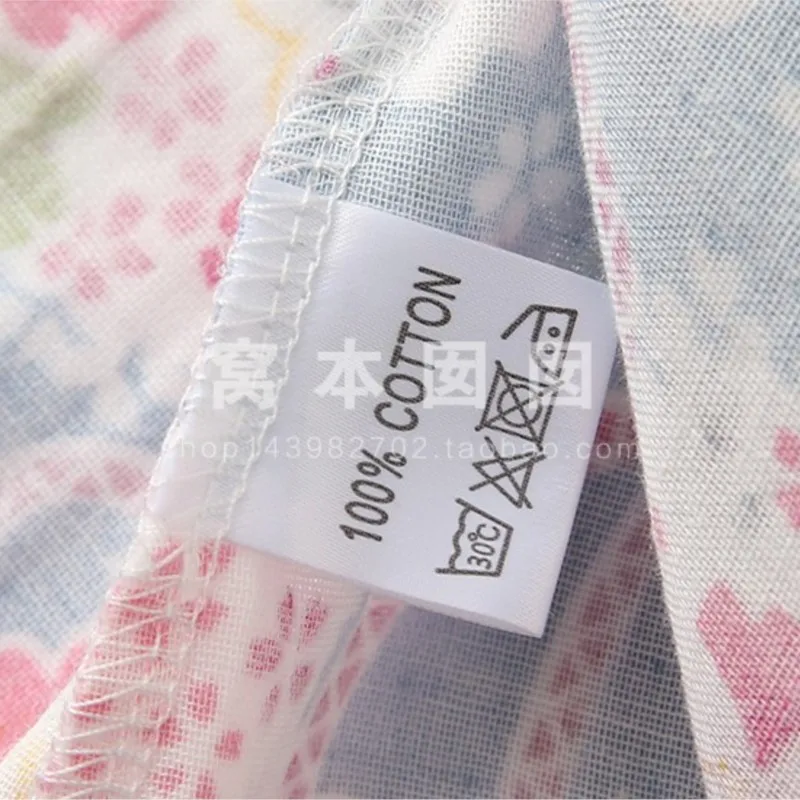 Japanese Children'S Kimono Yukata Long-Sleeved Nightdress Baby Cotton Sleepwear Kids Print Comfortable Home Nightdress LC829
