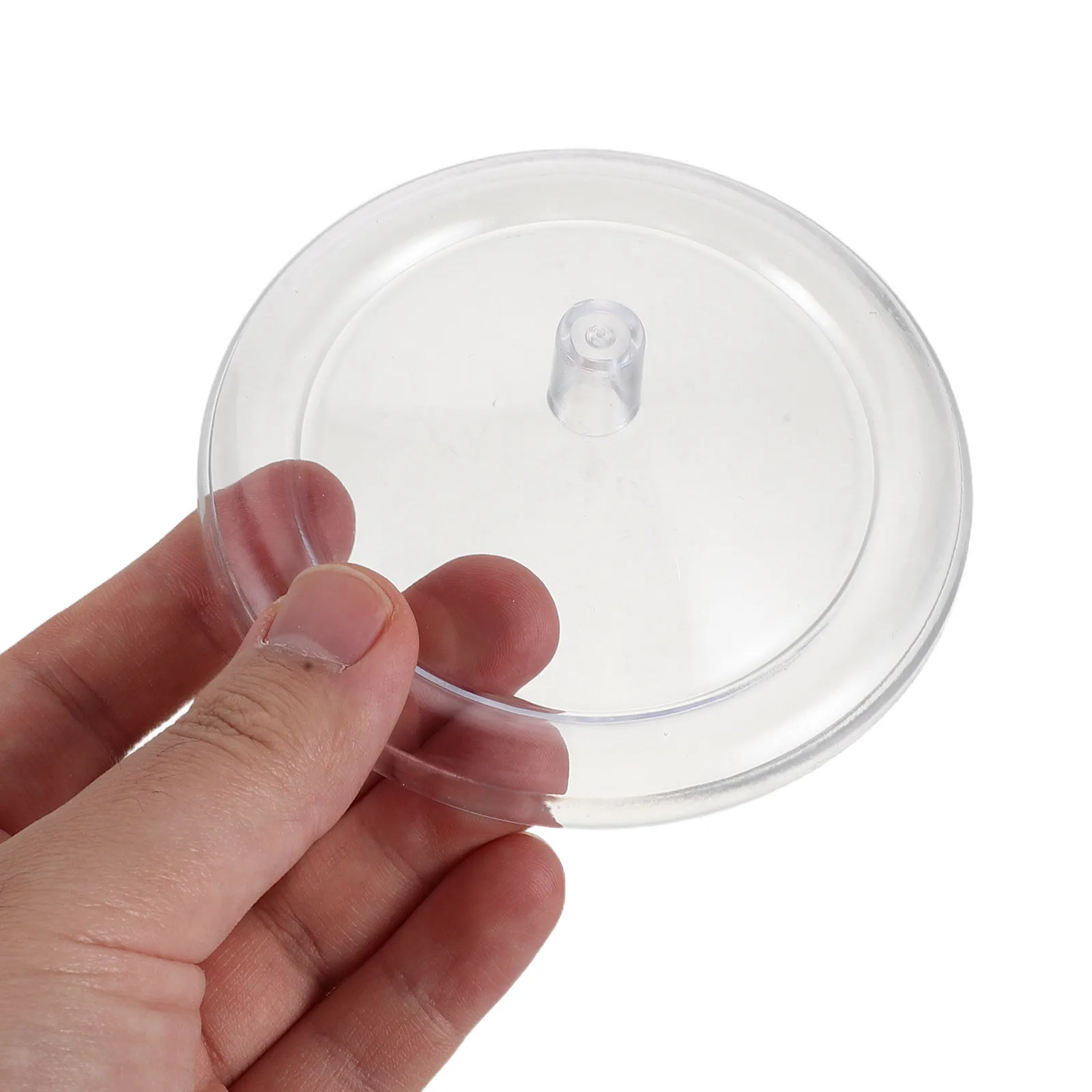 3Pcs Stackable Dustproof Cup Covers Clear Reusable Plastic Spill Resistant Lids for Tea Coffee Mug Home Office Party Use