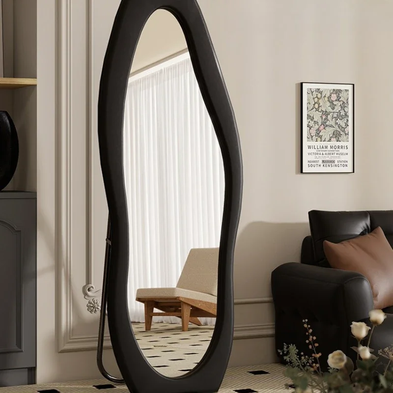 

Medieval full-length mirror landing home ins style Internet celebrity full-length mirror special-shaped advanced