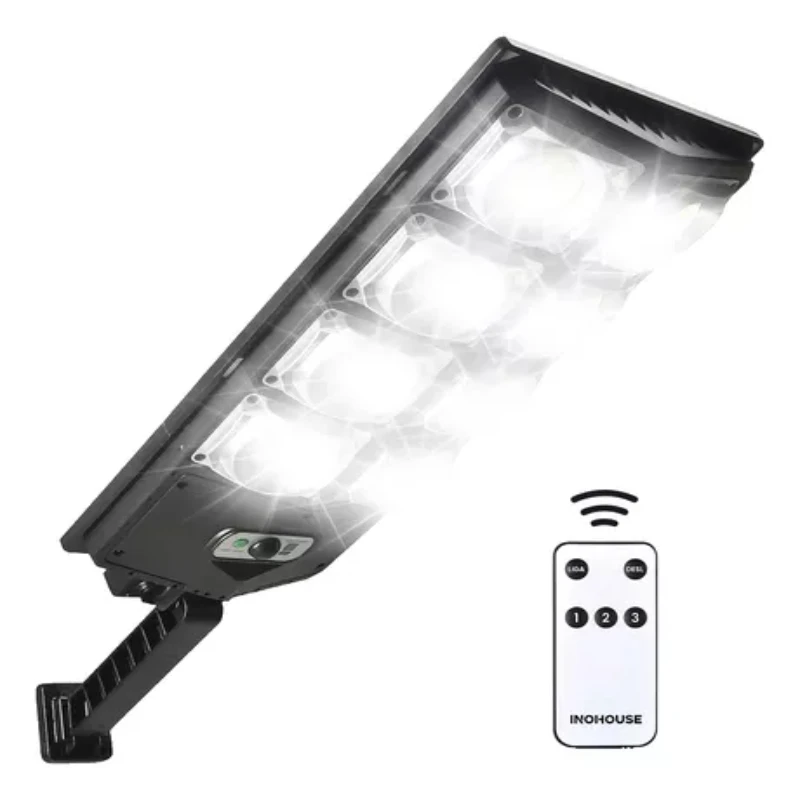 Luminaria Solar Reflector 400w Poste Control  Ip65 Black Luminaires Solar Luminaires