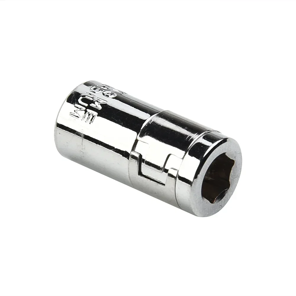 1/4 Inches Square Drive To Hexagon Manual Chrome Vanadium Steel Socket For Screwdriver Bits Socket Adapter Chamfer Converter