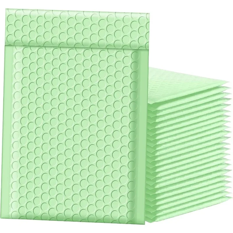 50-Piece Bubble Mail Padded Envelope Self-sealing Shipping Bag for Packaging and Mailing Commercial Supplies Mailer Bag