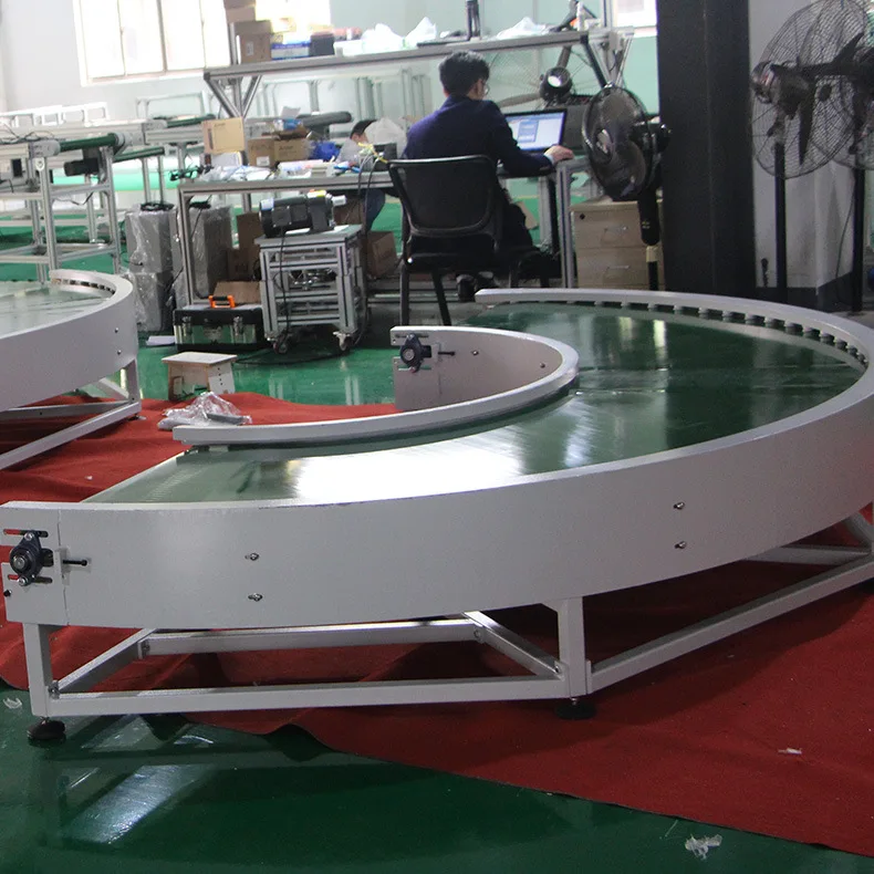 

180 degree turning machine, corner conveyor belt, workshop circulation conveyor belt warehousing logistics transmission line