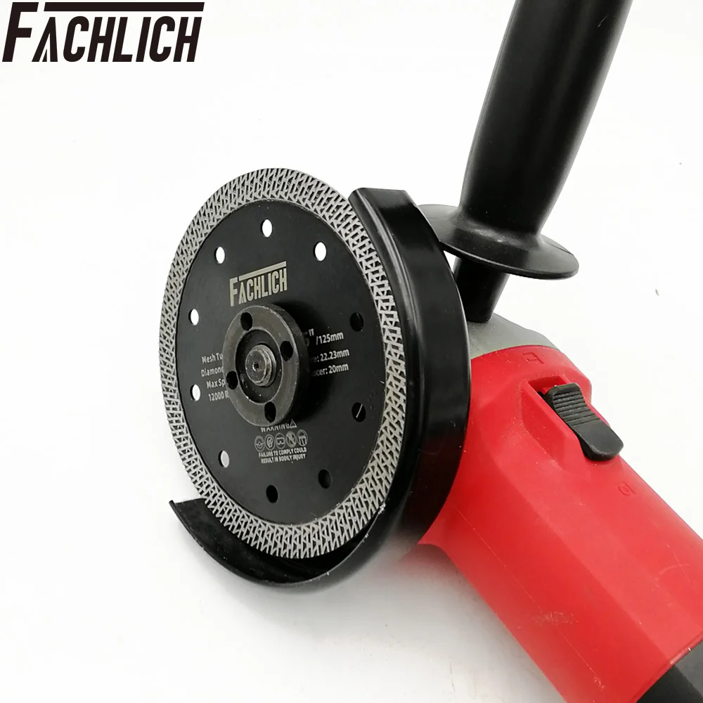 FACHLICH 1pc Dia105/115/125/180/230mm Mesh Turbo Diamond Cutting Disc Marble Granite Stone Tile Cutter Angle Grinder Saw Blade