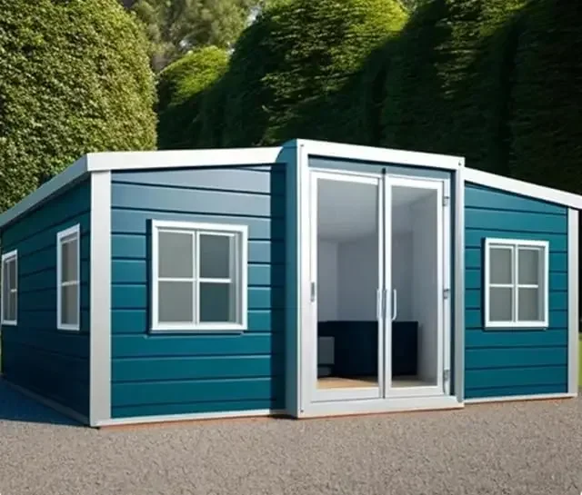 Customized Tiny Expandable Prefab Home To Live In 1 Bathroom, 1 Living Room, 2 Rooms & Kitchen-Foldable Home, Portable Home