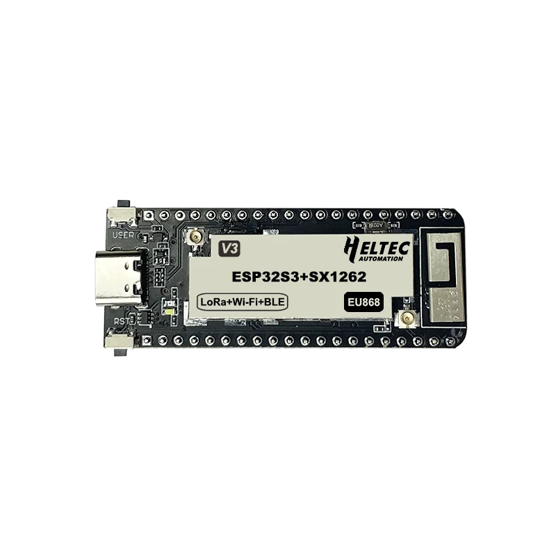 meshtasticはesp32-lora-v3開発ボード、sx1262チップ、bluetooth、wifi、heltecをサポートしています。