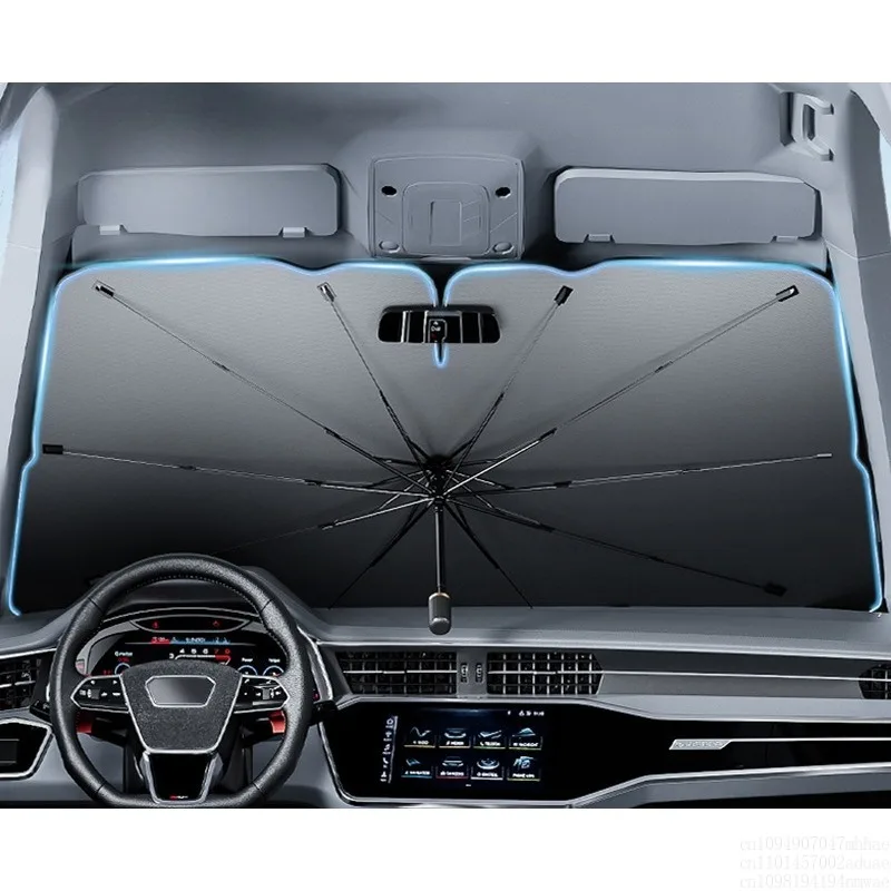 

Car parasol front windshield sun protection and heat insulation