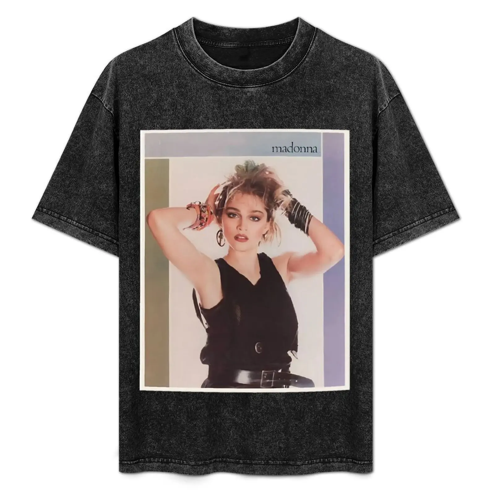 

Madonna T-Shirt Basic Casual Wear Short Sleeve Top