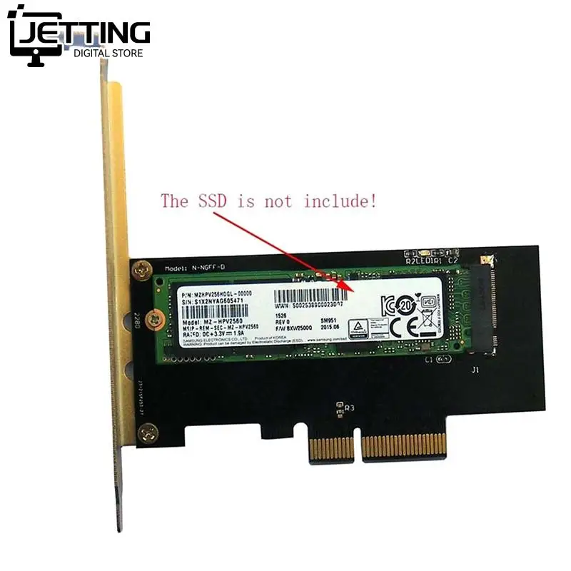 NVMe AHCI PCIe X4 M.2 NGFF SSD PCIE 3.0X4 Converter Adapter Card