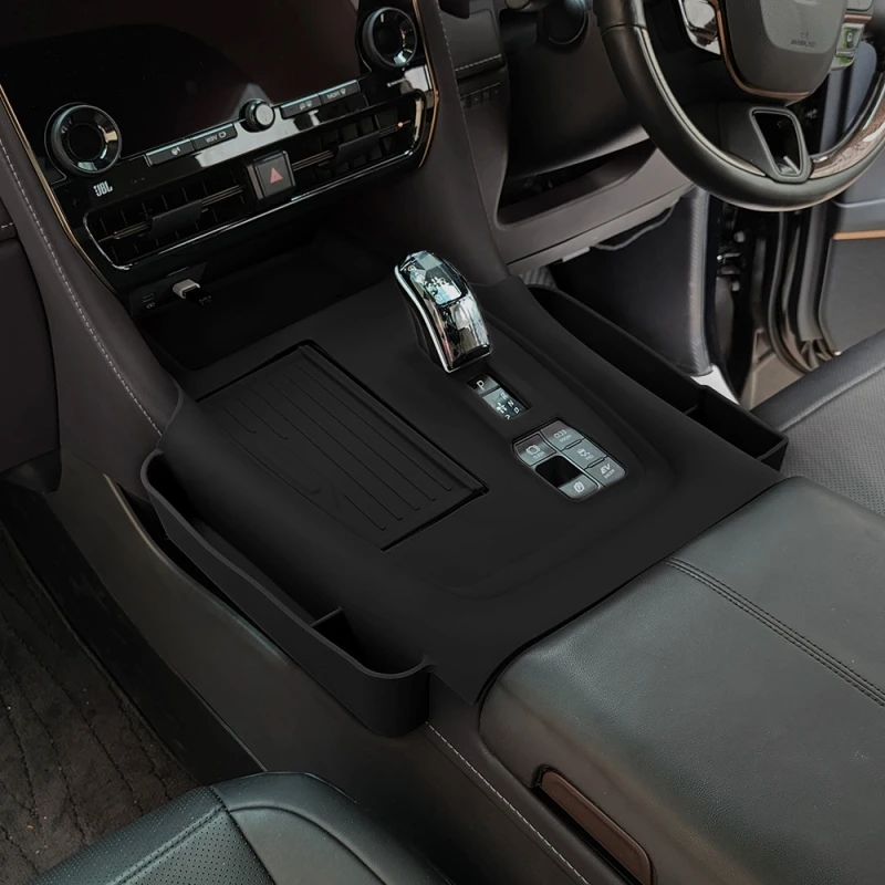 

LHD RHD для Toyota Alphard Vellfire 40 Series 2023-2025, силиконовая центральная коробка передач, крышка чашки для воды, аксессуары для интерьера