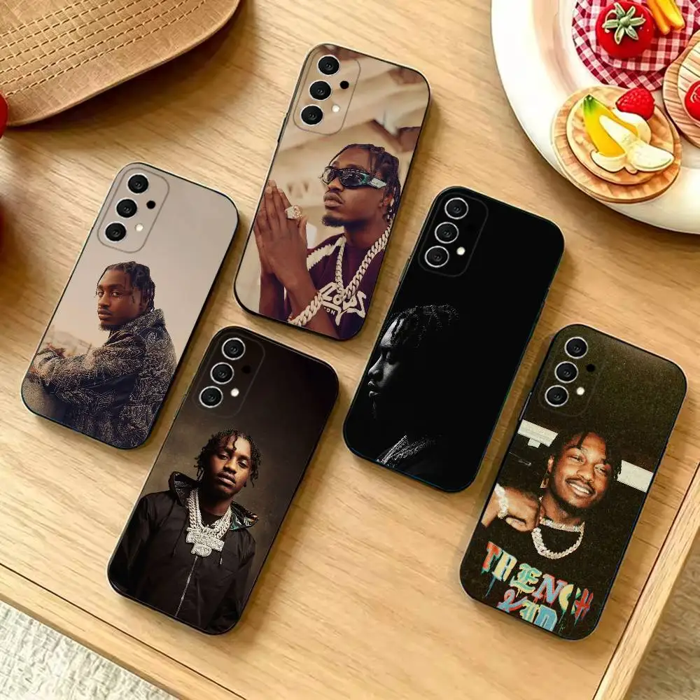 Rapper Lil Tjay 222 Shockproof Black Cell Phone Cover, Fit for Samsung S20,S21,S22,S23,S24,S25,S26,Ultra,Plus,FE,Lite