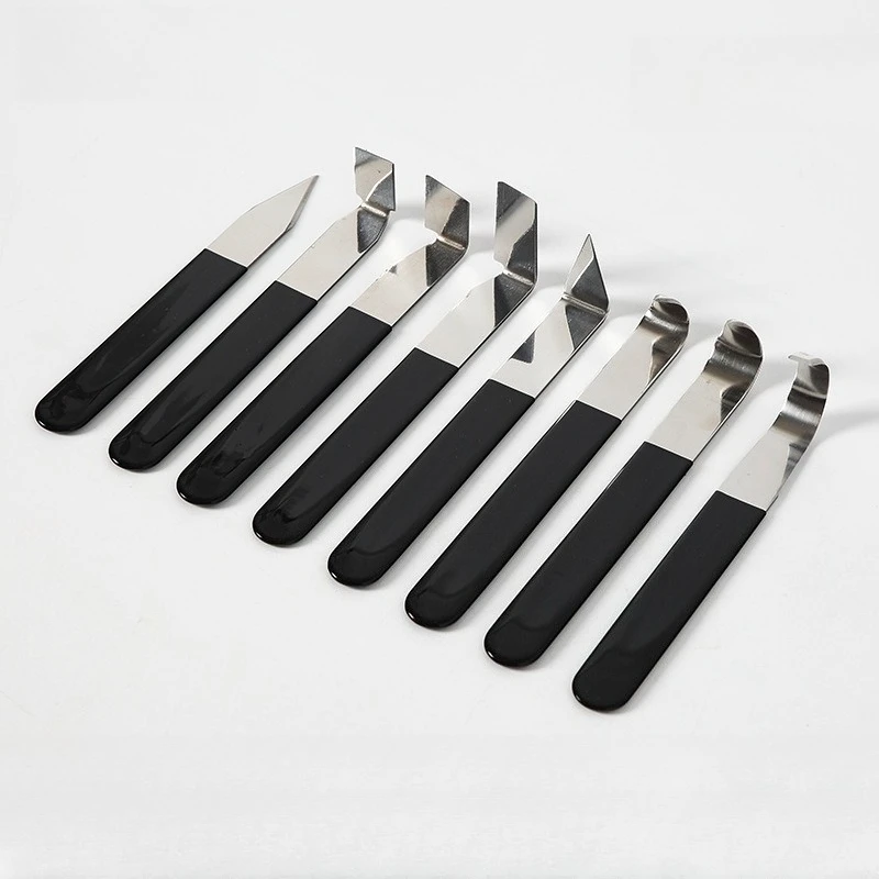 8-Piece Pottery Shaping Knife Set Clay Sculpting Pottery Carving Molding Tools For Artists Factory Wholesale