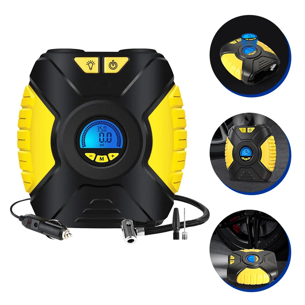 

Надувной насос для автомобильных шин с цифровым дисплеем, автомобильный надувной воздух для авто, интеллектуальный автомобильный монтаж