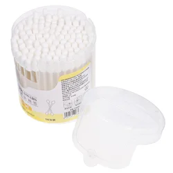 Hisopo de algodón para orejas, hisopos para caja de orejas, Vaapes desechables puntiagudos para bebés, hisopos creativos, hisopos, cabeza casera de bambú