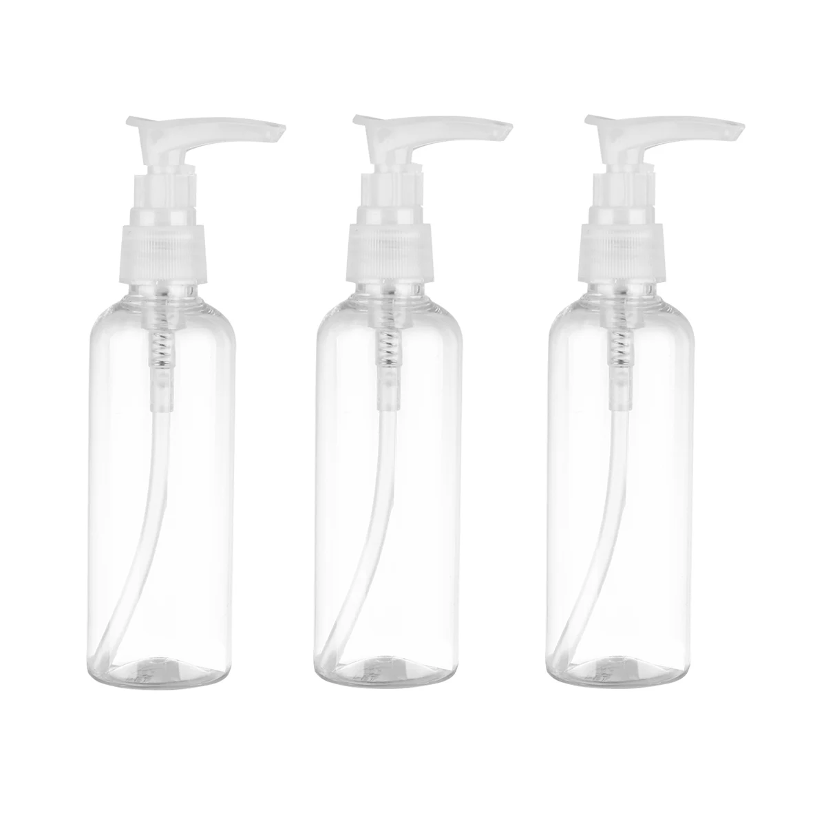 4 pz 100 Ml Presse Bottiglie Dispenser di Plastica Portatile Emulsione Contenitore di Liquido Per Il Viaggio Shampoo Lozione Lavaggio Del Corpo Riutilizzabile