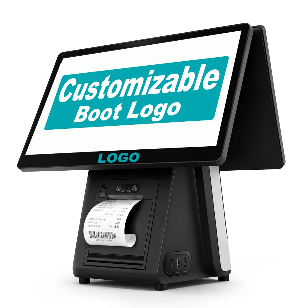 OEM ODM Windows Cash Register Systems Pos For Restaurants With 58/80mm Printer All In One Pos Machine Systems