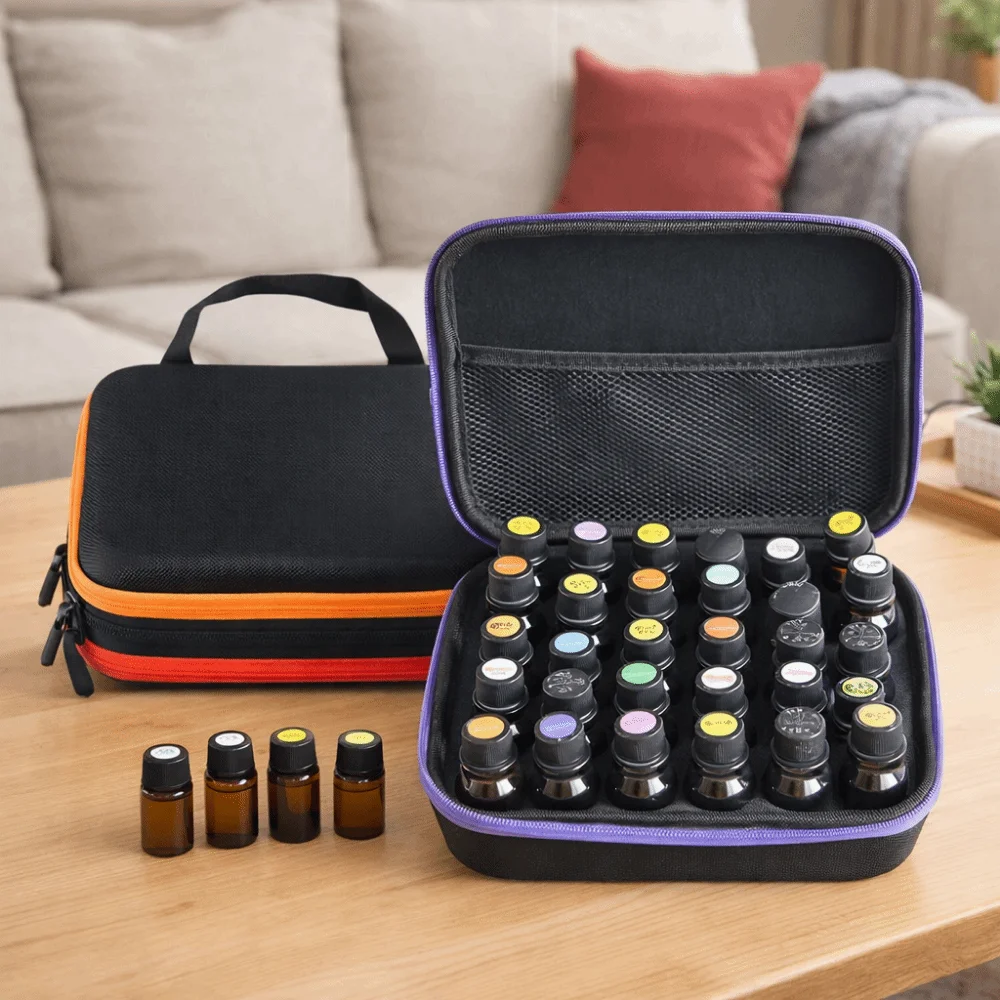 

Portable 3 ML Essentials Oil Case EVA Large Capacity Insulin Vial Protector Wear-resistant Waterproof Insulin Case for Home