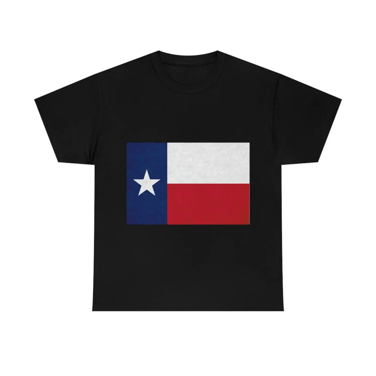 TEXAS FLAG Heavy Cotton T Shirt vintage Washed graphic designer clothes Stylish Top For Everyday Wear Slightly homme fashion
