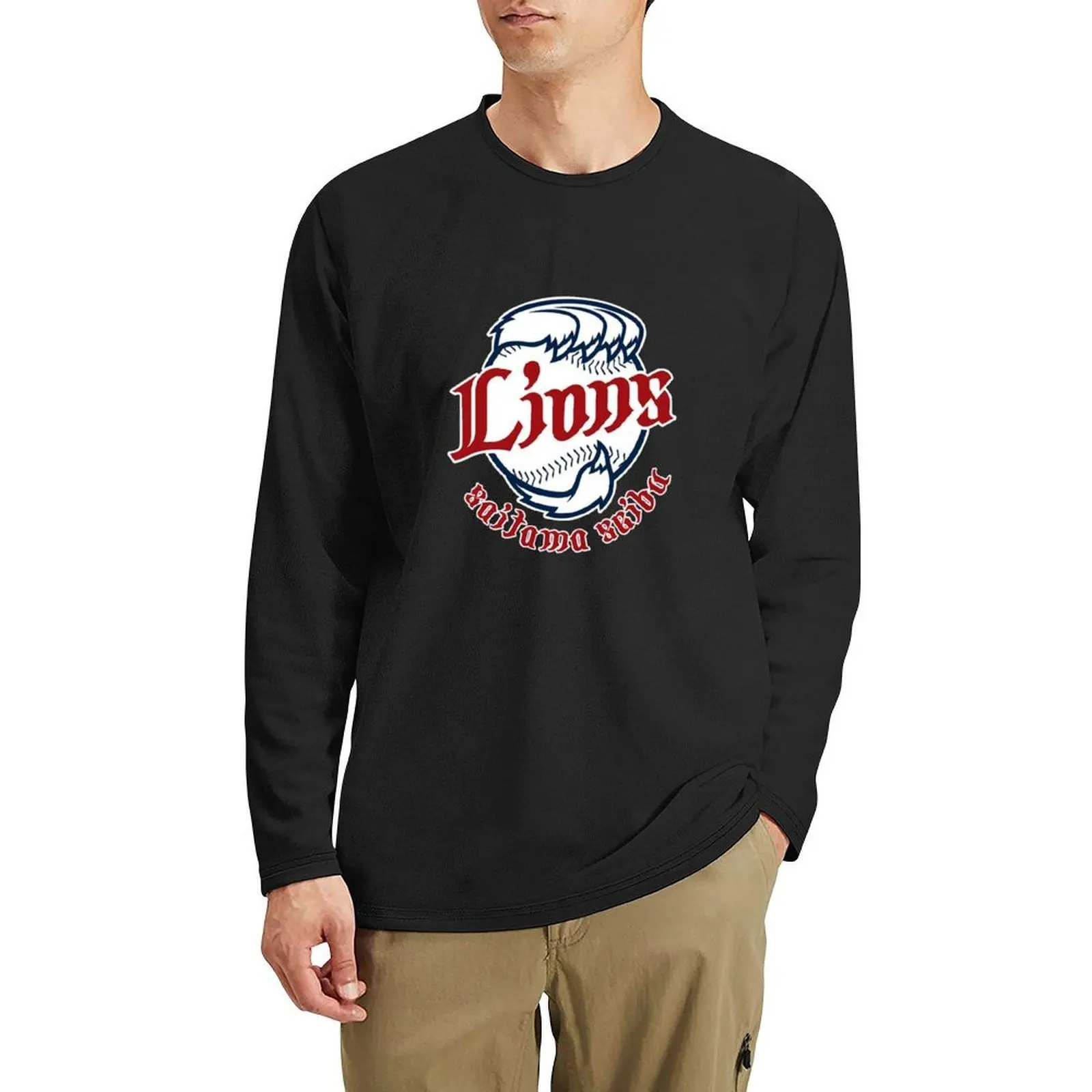 

Saitama Seibu Lions Long T-Shirt custom t shirt Aesthetic clothing custom t shirts sweat shirt men clothings