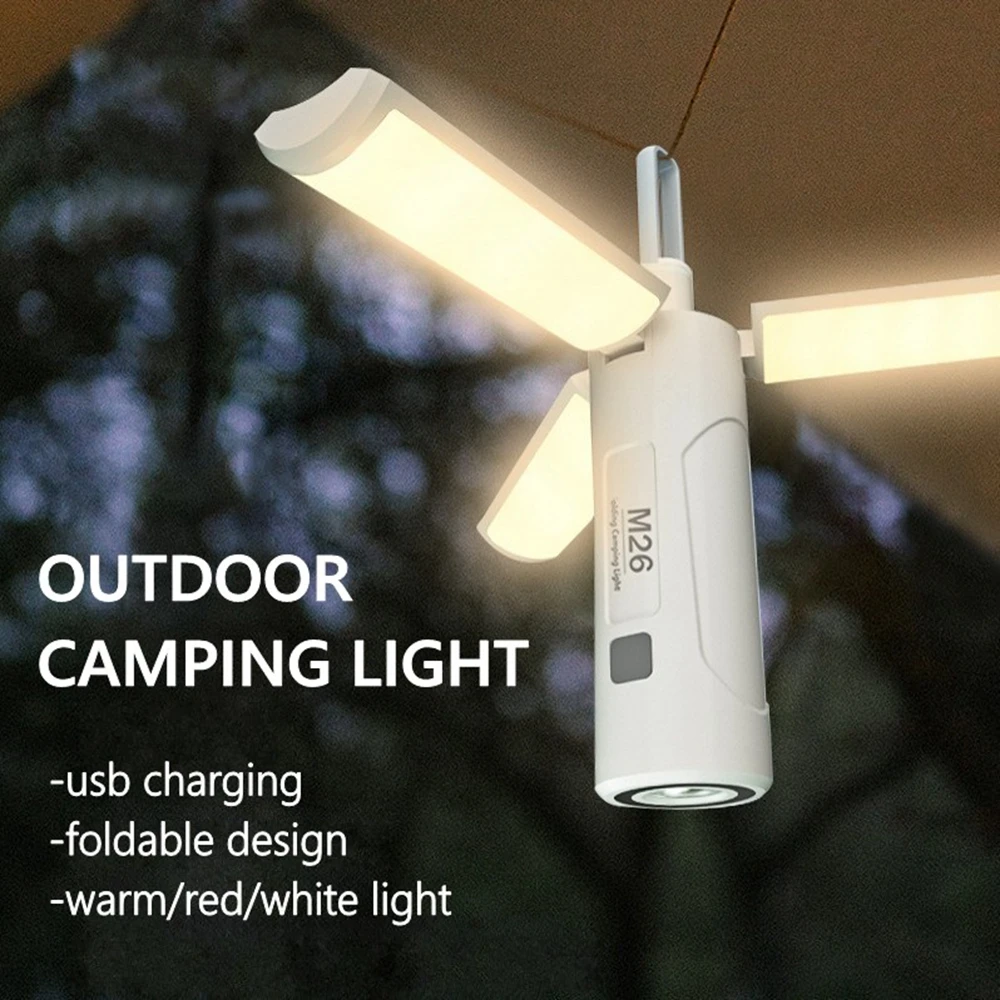 

Foldable Camping Lantern Portable Power Bank Outdoor Lighting Flashlight Tent Light Led Rechargeable Emergency Equipment Lamps