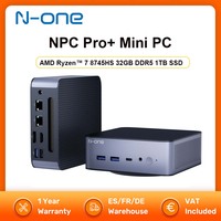 N-one NPC Pro+ Mini PC Windows 11 Pro AMD Ryzen™ 7 8745HS 32GB DDR5 1TB SSD Desktop Computer Wi-Fi 6 BT5.2 1*HDMI 1*Type-C