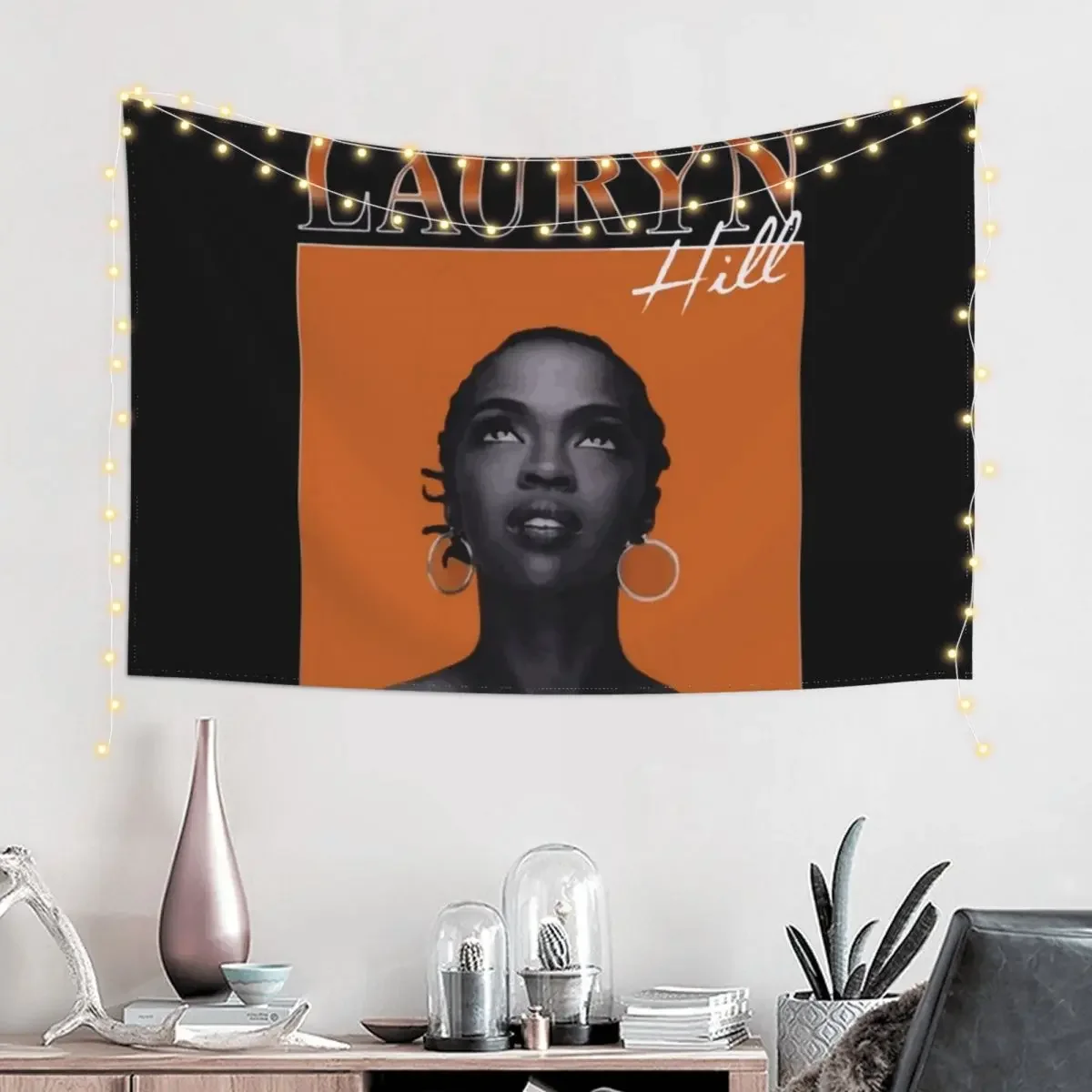 Lauryn Hill Tapestry Bathroom Decor Decoration Bedroom Tapestry