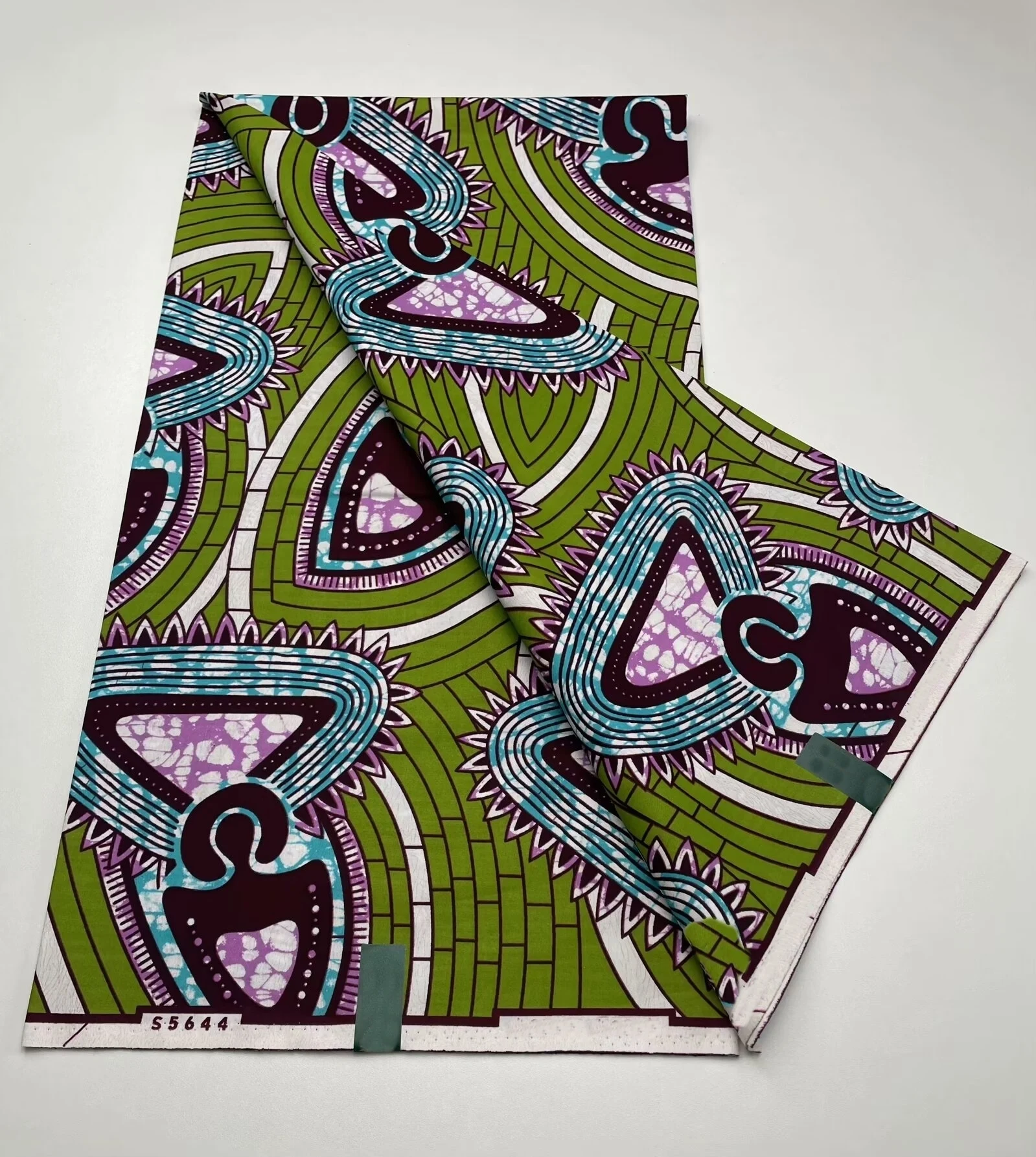 African Real Wax Fabric 2024 High Quality 100% Cotton Ghana Batik Ankara Veritable Print Wax Fabric For Women Dress Cloth Sewing