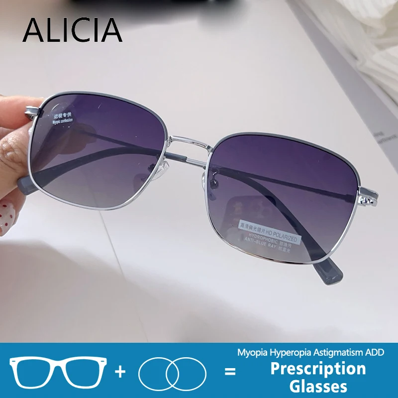 

ALICIA новые модные поляризационные солнцезащитные очки в стиле ретро для женщин и мужчин UV400, оптические очки по рецепту, велосипедные уличные очки